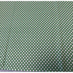 Green & White Cotton Fat Quarter 18x22" Quilting Sewing Craft Fabric